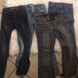 Bundles😯 girls jeans 👖 size 7